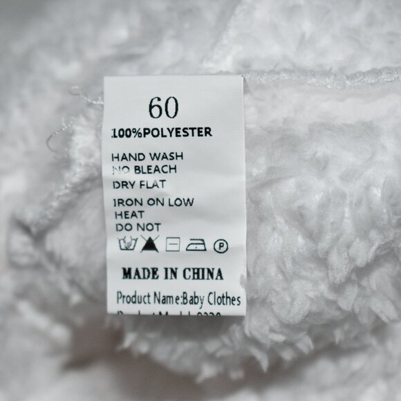 ZINTAOZT Infant, Baby Ghost Halloween Romper Hoodie Costume, 0-3 Months, NWT Bra - Picture 4 of 4